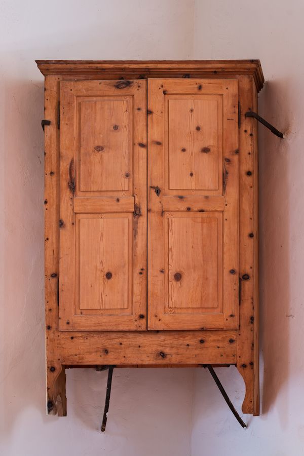 Pine Two-Door Wardrobe