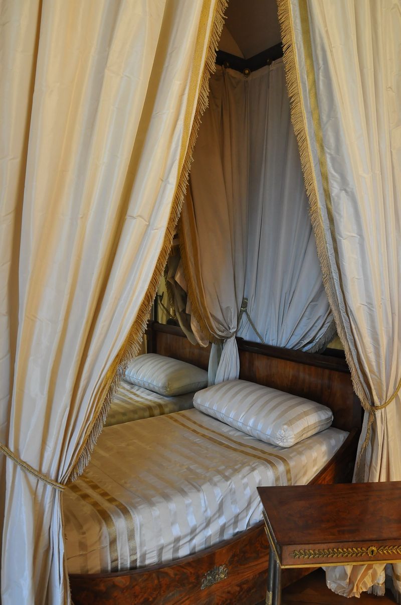 Draped Canopy Double Bed
