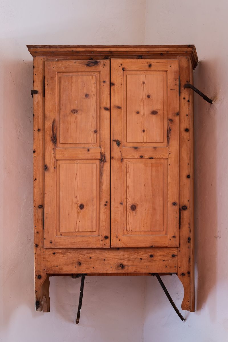 Pine Two-Door Wardrobe