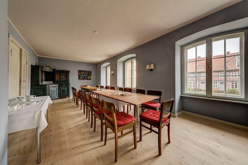 Eight-Seater Long Dining Table